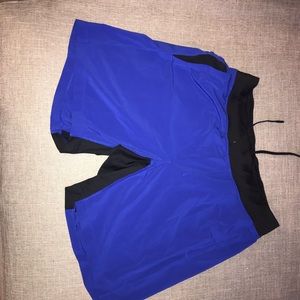 Lululemon linerless shorts, size Large